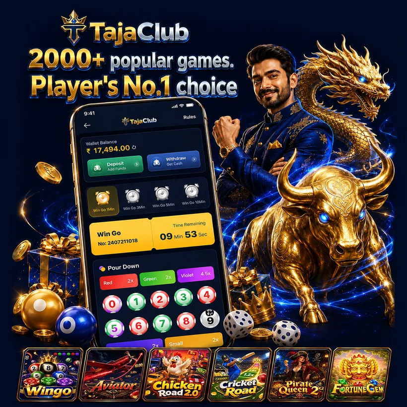 TajaClub player choice promotion with golden dragon